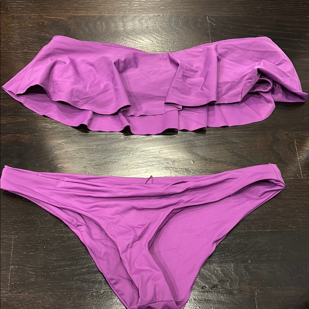 Purple Women's Swimwear Set